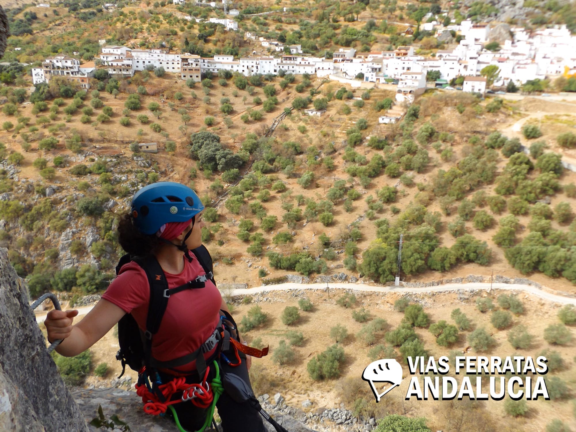 Escalada en Benaoján con vistas magníficas