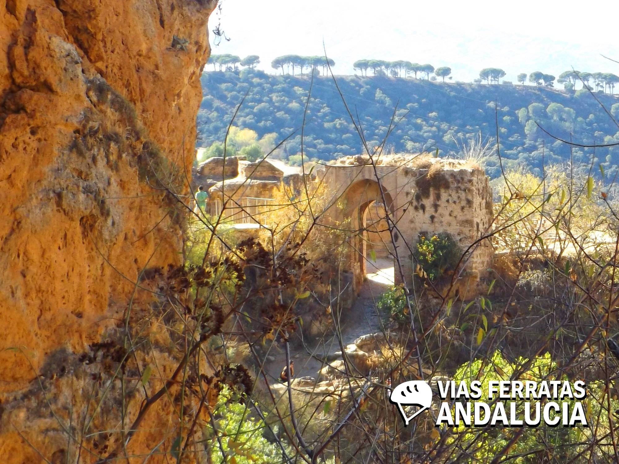 003-via ferrata tajo ronda-malaga-005 Arco Árabe del Tajo de Ronda