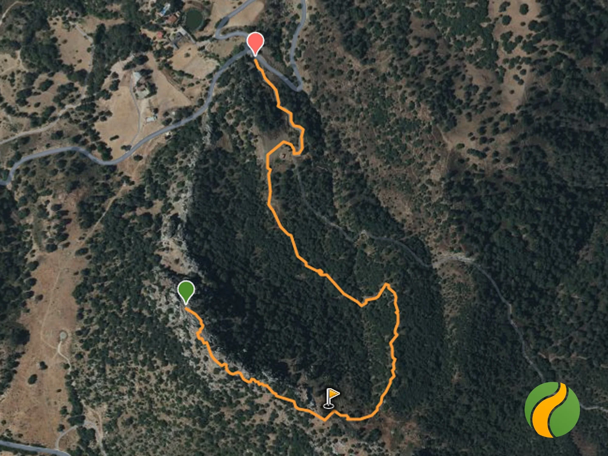 TRACK de VUELTA de la Vía Ferrata Hacho de Gaucín